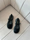 Women Solid Color Buckle Mary Jane Shoes
